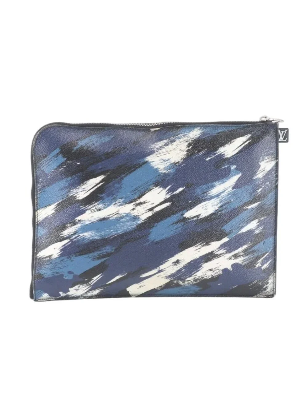 Louis Vuitton Pochette Jour GM Camouflage Leather Clutch